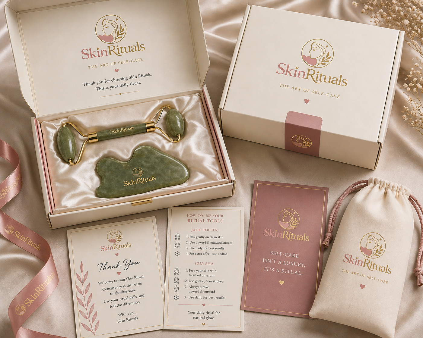 Face Roller & Gua Sha Set
