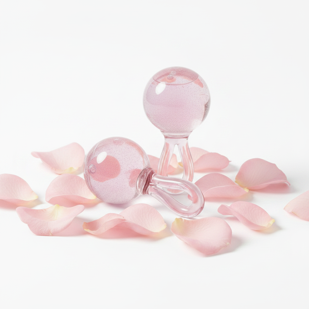 Rose Ice Globes